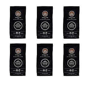 Select Accts: 6-Pk 10-Oz Kicking Horse Dark Roast Whole Bean Coffee (Grizzly Claw) $16.50 w/ S&S