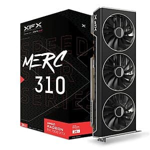 Prime Members: XFX Speedster Merc310 RX 7900XTX Black 24GB GDDR6 Gaming Graphics Card $788.50 + Free Shipping
