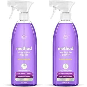 2-Pk 28-Oz Method All-Purpose Cleaner Spray (French Lavender) $5.05 w/ S&S