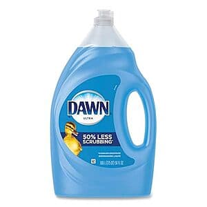 2-Pack 56-Oz Dawn Ultra Liquid Dish Soap Dishwashing Detergent $9.75