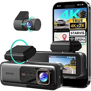 Botslab G980H 4K Front & 2K Rear Dash Camera w/ Sony IMX415 Sensor $79 + Free S&H