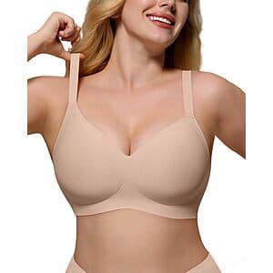 Prime Members: As Fairy Womens No Underwire Full Coverage Tshirt Bras (various) from $7.10