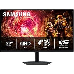 32″ Samsung Odyssey G5 G50F QHD 1440p 180Hz Gaming Monitor $200 + Free S/H