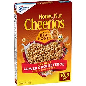 10.8oz Honey Nut Cheerios Breakfast Cereal $1.70 w/ Subscribe & Save