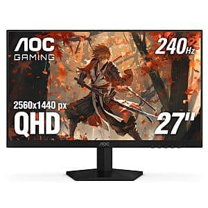 AOC Gaming 27" Monitor (Q27G41ZE) $145 +