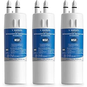 3-Ct WSKFDTI Whirlpool Refrigerator Water Filter Replacements $13.20