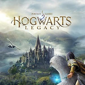 Hogwarts Legacy video game cover art for Steam PC platform.
