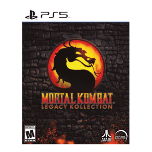 Mortal Kombat Legacy Kollection Day 1 Edition video game case for PlayStation 5 console.