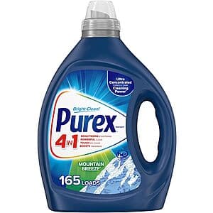 82.5-Oz Purex 4-in-1 Ultra Concentrated Liquid Laundry Detergent (Mountain Breeze) $8.70 w/ Subscribe & Save