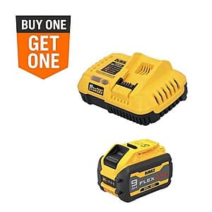 DeWALT 20V/60V MAX FLEXVOLT Li-Ion 9.0Ah Battery & Charger + Select Bonus Tool $229 + Free S&H
