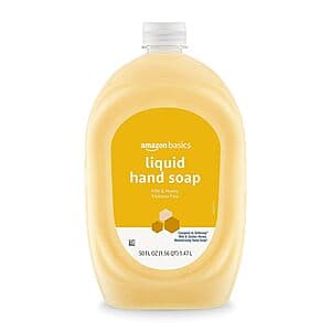 50-Oz Amazon Basics Liquid Hand Soap Refill (various) from $2.75 w/ Subscribe & Save