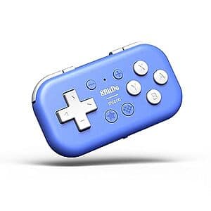 8Bitdo Micro Bluetooth Gamepad Pocket-sized Mini Controller (Blue) $15.95