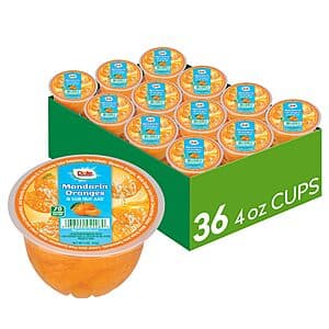 36-Count 4-Oz Dole Fruit Bowls Mandarin Oranges in 100% Juice Snacks $11.45 w/ Subscribe & Save