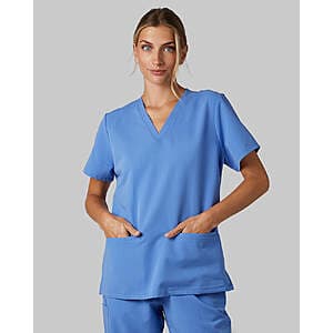 32 Degrees 30% Off Women's Scrubs: 2-Pocket V- Neck $9.10 & More + Free S&H $24+
