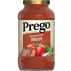 24-Ounce Prego Italian Tomato Pasta Sauce w/ Meat $1.40 w/ Subscribe & Save