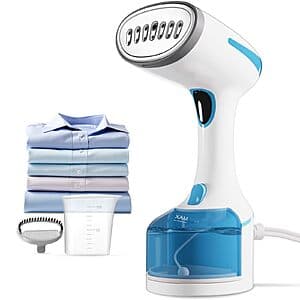 DBC 1500W Portable Handheld Steamer (Blue or Purple) $16.50
