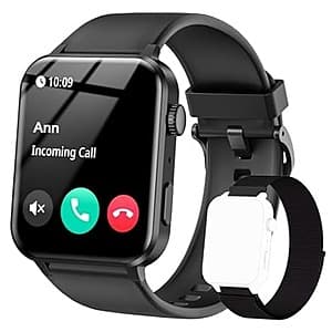 1.85" IOWODO HD Color Touch Smart Watch $8