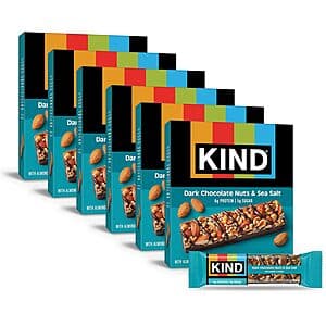 Select Amazon Accts: 36-Ct 1.4oz. Kind Snack Bars (Dark Chocolate/Sea Salt) $21.80 w/ S&S + Free S&H