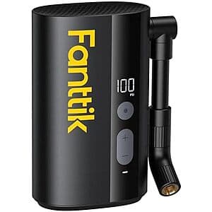Fanttik X9 Ace Mini 150PSI Electric Bike Tire Pump $34 + Free S&H