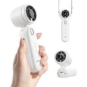 Diveblues 2000mAh Rechargeable Handheld Turbo Fan (Various) $8.50