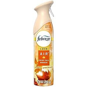 8.8-Oz Febreze Air Mist Air Freshener Spray (Crisp Fall Breeze Scent) $1.30 w/ Subscribe & Save