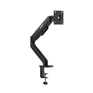MSI MAG MT101G Gas Spring Single Monitor Stand Arm $30