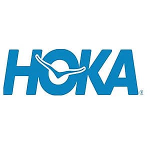 HOKA brand athletic shoes and sneakers displayed on the sale collection page.
