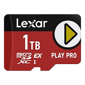 Costco Members: 1TB Lexar PLAY PRO microSDXC Express Card $150 + Free Shipping