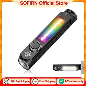 1800-lm Sofirn IF24 Pro Rechargeable EDC RGB Flashlight $17.55 + Free S&H