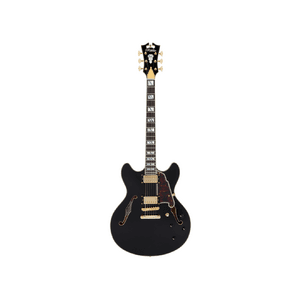 D'Angelico Excel DC Semi-Hollow Electric Guitar w/ Stop-Bar Tailpiece (Black) $750 + Free S&H