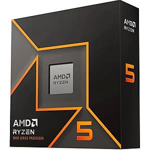 AMD Ryzen 5 9600X Processor + Cooler Master Elite 240mm AIO Liquid Cooler $189 + Free S&H