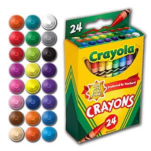 24-Count Crayola Classic Crayons (Assorted Colors) $0.50 + Free Store Pickup