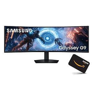 49" Odyssey G91F 5120x1440p 144Hz VA 1000R Curved Monitor + $200 Amazon GC $702 + Free Shipping