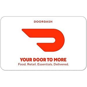 $100 DoorDash eGift Card (Email Delivery) $85