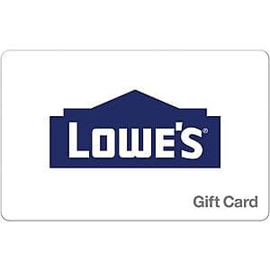 $100 Microsoft Xbox Store eGift Card for $85 or $100 Lowe's eGift Card for $90