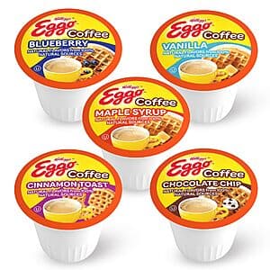 40-Count Eggo Waffle Flavored Coffee Keurig K-Cup Pods (Variety Pack) $12.50