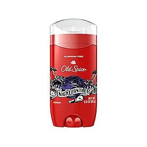 Old Spice Aluminum Free Deodorant stick in Nightpanther scent, 3 oz size.