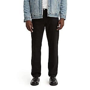 Levi's Men's 550 Relaxed Fit Jeans (Black) $25.95