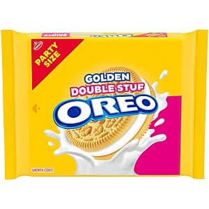 Select Accts: 24.95-oz Oreo Double Stuf Golden Sandwich Cookies $3.90 w/ S&S