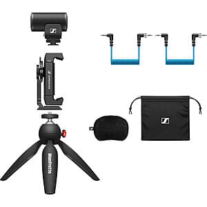 Sennheiser MKE 200 Mobile Camera-Mount Directional Mic w/ Smartphone Kit Bundle $49 + Free Shipping