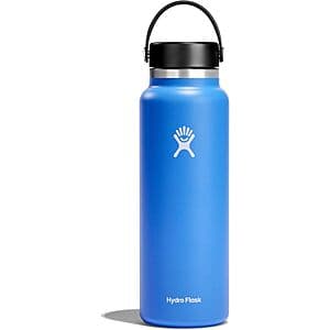 40oz Hydro Flask Wide Flex Cap Insulated Water Bottle (Cascade) $25