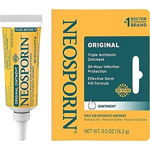 0.5oz. Neosporin Original First Aid Antibiotic Ointment w/ Bacitracin Zinc $2.55 w/ Subscribe & Save