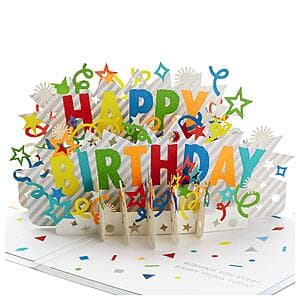 Hallmark Signature Paper Wonder 3D Pop Up Birthday Card $4.15