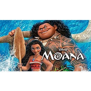 Moana (4K UHD Digital Film) $5