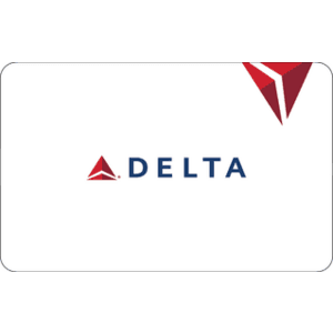 Delta Air Lines eGift Card (Various Amounts, Digital Delivery) 10% Off