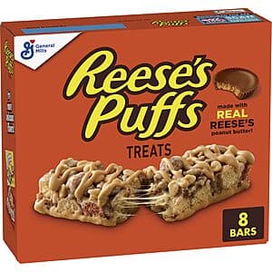 8-Count Reese's Puffs Breakfast Cereal Treat Bars $2.10 w/ Subscribe & Save