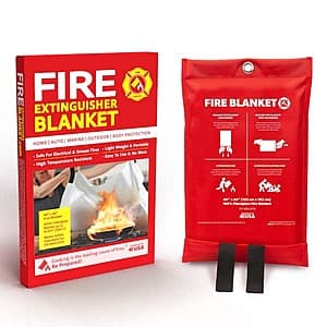 Select Home Depot Stores: 40"x40" Fire Extinguisher Lightweight Blanket $3.40 (Pricing/Availability May Vary)