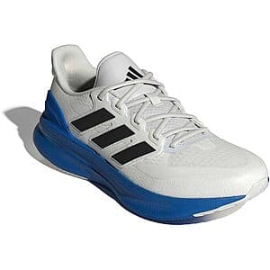 adidas Ultrarun 5 Running Sneakers (White/Blue, Limited Sizes) from $29.30