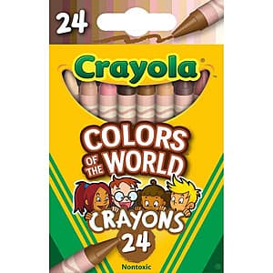 24-Count Crayola Classic Crayons (Skin Tone Colors) $0.50 + Free Pickup