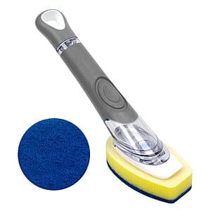 CELOX 9.5" Non-Scratch Dish Wand Scrubber w/ Soap Dispenser (Various Colors) $5.75